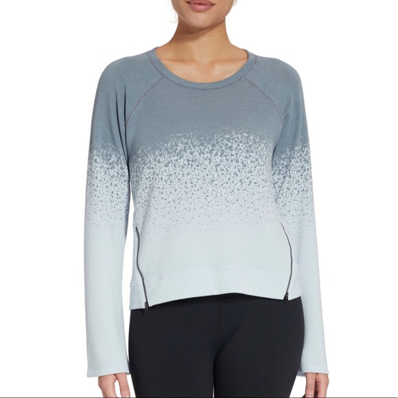 CALIA by Carrie Underwood Tops - CALIA  ArcticIce Effortless Zipper Sweatshirt T212